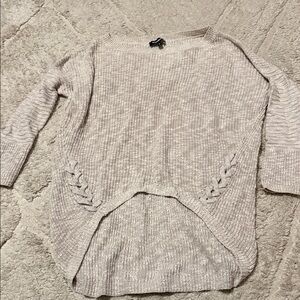 EXPRESS- Hi-Low Beige Sweater
